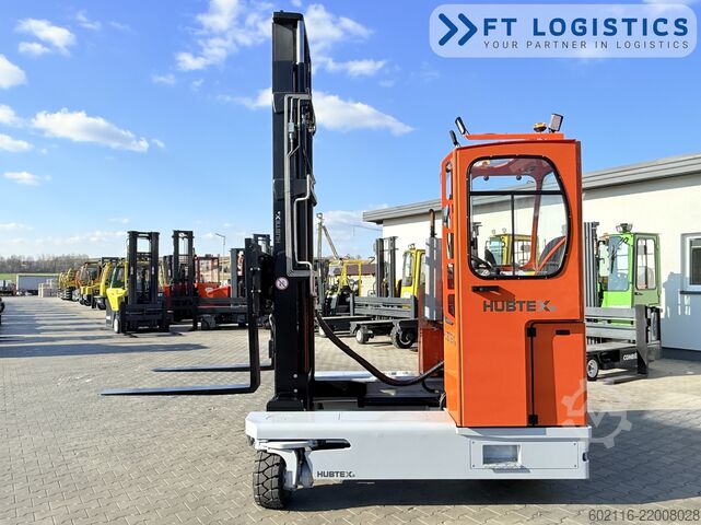 4-way forklift Hubtex DQ45G DUPLEX 5000 FORK-POSITIONER CABIN