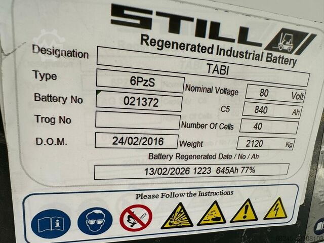 Electric triplex forklift Still RX60-40 VS-22895 STILL RX60-40