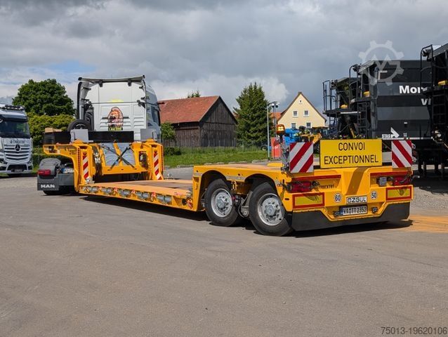 Low loader semitrailer  Pendelachsen, Teleskopierbar, MIETEN?
