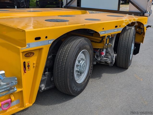 Low loader semitrailer Pendelachsen, Teleskopierbar, MIETEN?
