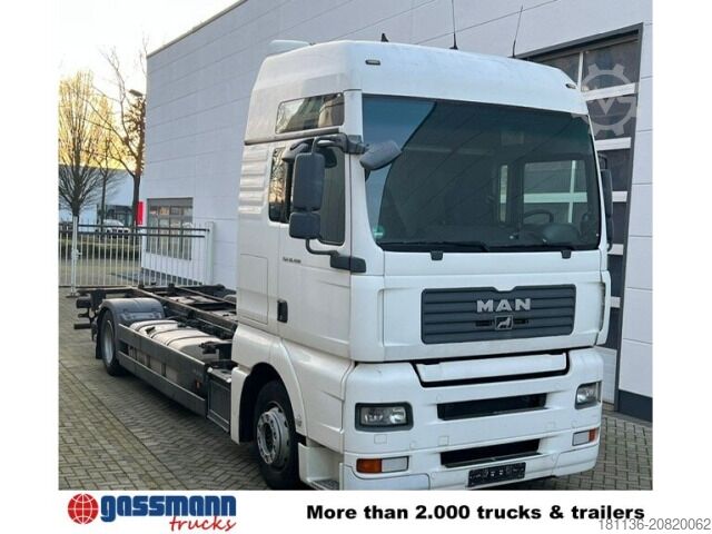 Wechselfahrgestell LKW MAN TGA 18.400 4x2 LL, Fahrschulausstattung