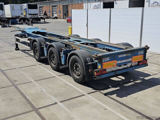 Container transportation RENDERS CHASSIS PORTMASTER