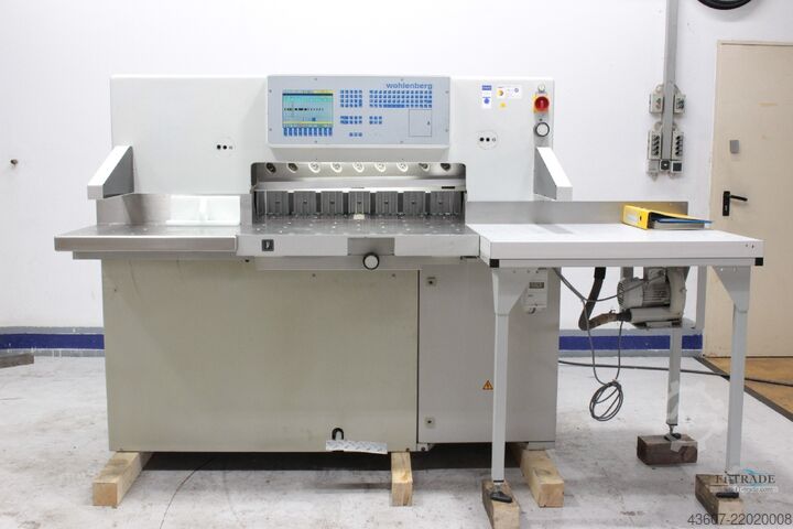 Schneidmaschine / Cutting machine Wohlenberg 92 CUT-TEC