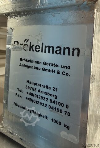 Aluminium flat pallets with crossbars Brökelmann Aluminium Palleten
