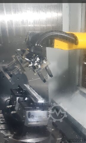 CNC machine tending FANUC robot cell Teximp d.o.o. URC-12