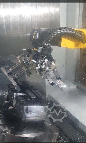 CNC machine tending FANUC robot cell Teximp d.o.o. URC-12