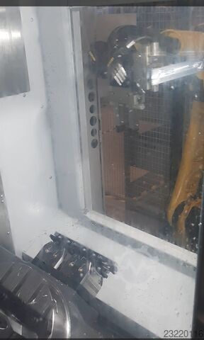 CNC machine tending FANUC robot cell Teximp d.o.o. URC-12