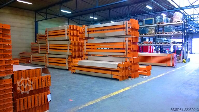 Pallet rack 6x13,7m, 5m, 30 Rahmen, McPalettenregal 144 Traversen  3300 Feldbr. TOTAL-REGAL