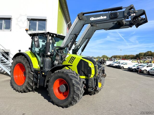 CLAAS ARION 660 CMATIC CEBIS, FKH + FZW, QUICKE Q75 Frontlader CLAAS ARION 660 CMATIC CEBIS, FKH + FZW, QUICK