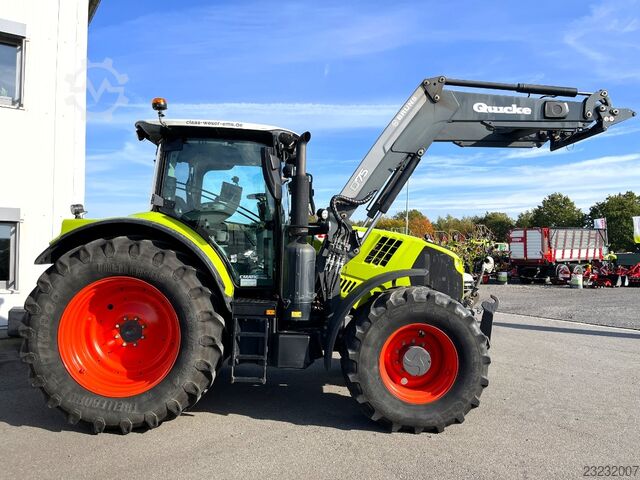 CLAAS ARION 660 CMATIC CEBIS, FKH + FZW, QUICKE Q75 Frontlader CLAAS ARION 660 CMATIC CEBIS, FKH + FZW, QUICK