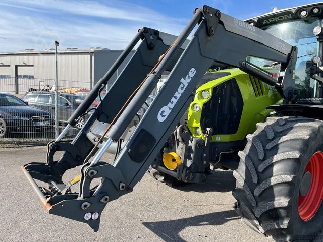 CLAAS ARION 660 CMATIC CEBIS, FKH + FZW, QUICKE Q75 Frontlader CLAAS ARION 660 CMATIC CEBIS, FKH + FZW, QUICK