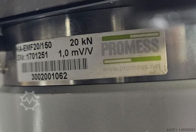 Servopress recalibrated DMS Promess KA-EMF20/150