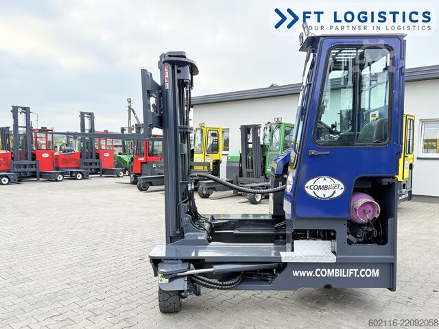 4-way forklift Combilift C4000 GAS TRIPLEX 5550 POSITIONER CABIN