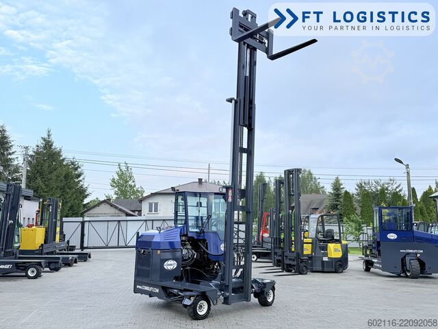 4-way forklift Combilift C4000 GAS TRIPLEX 5550 POSITIONER CABIN