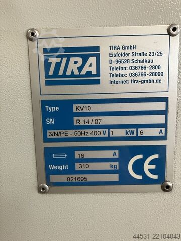 Balancing machine TIRA KV 10