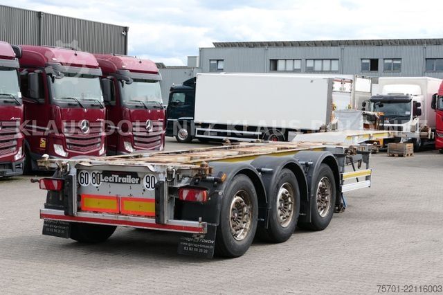Auflieger-Wechselfahrgestell LECITRAILER BDF Multi-Chassis Lift-/Lenkachse SAF-Achsen