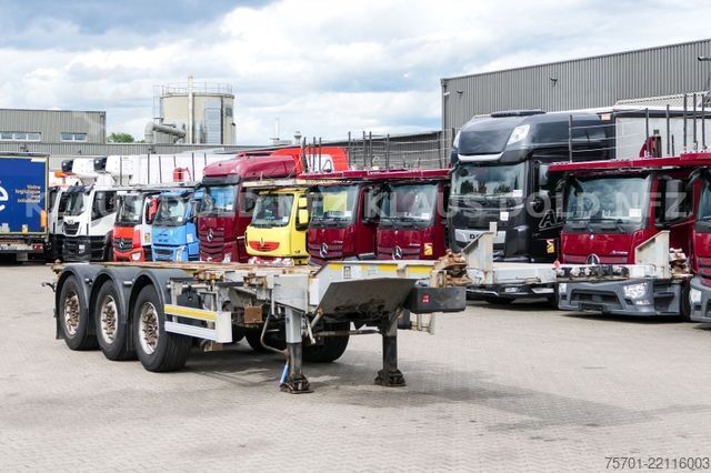 Auflieger-Wechselfahrgestell LECITRAILER BDF Multi-Chassis Lift-/Lenkachse SAF-Achsen