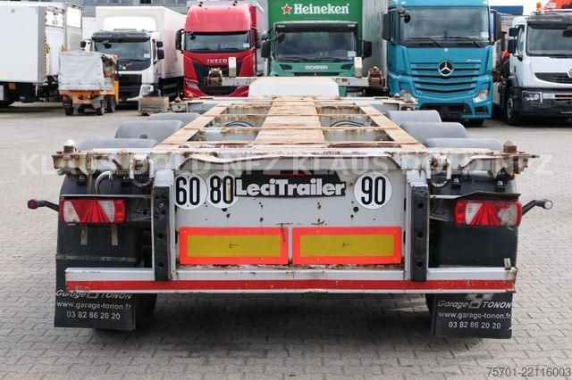 Auflieger-Wechselfahrgestell LECITRAILER BDF Multi-Chassis Lift-/Lenkachse SAF-Achsen