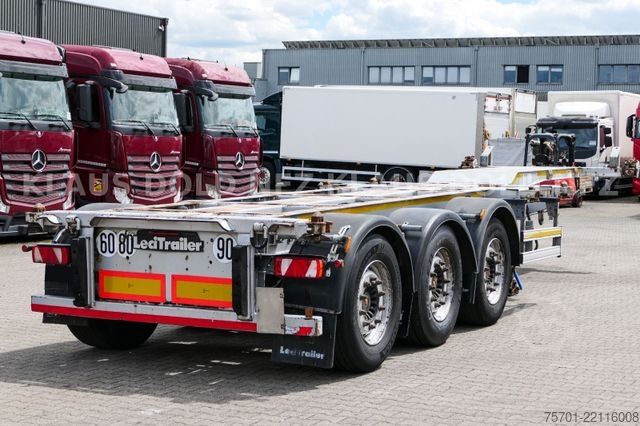 Auflieger-Wechselfahrgestell LECITRAILER BDF Multi-Chassis Lift-/Lenkachse SAF-Achsen