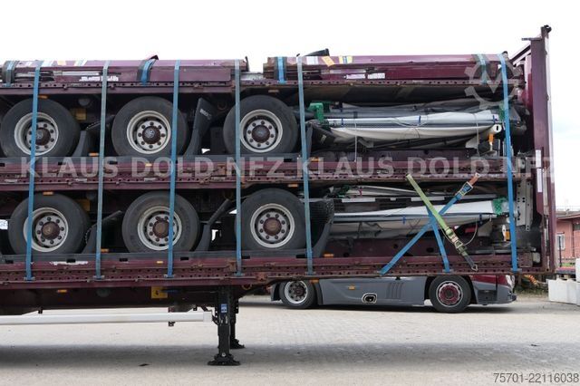Open semitrailer with tarp KRONE SD Pritsche Plane XL MegaLiner Bordwände 5x