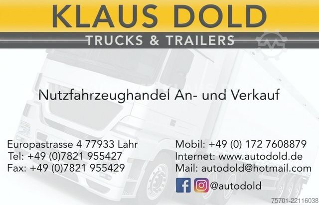 Open semitrailer with tarp KRONE SD Pritsche Plane XL MegaLiner Bordwände 5x