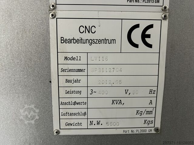 Heidenhain iTNC 530, internal cooling, glass scales Pinnacle LV 116