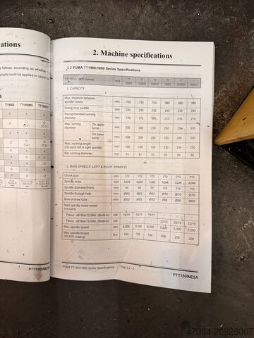 CNC lathe DOOSAN PUMA TT 1800 SY
