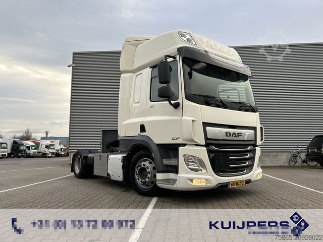 Volume tractor DAF CF 410 FT Space Cab / Mega / 787 dkm / Hefschot...