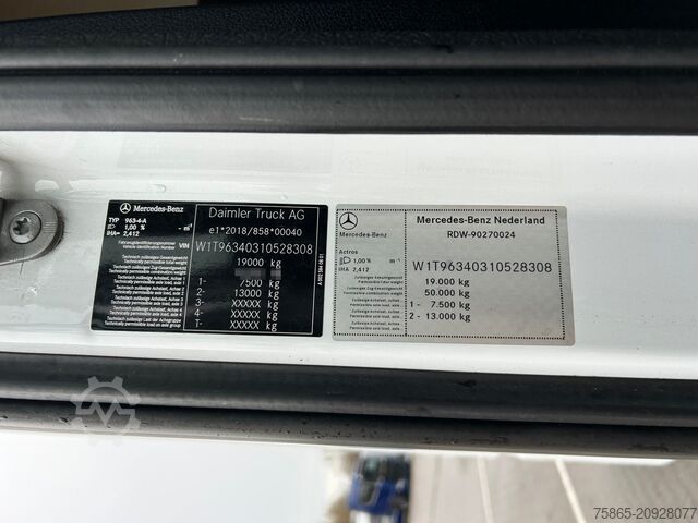 Standard tractor Mercedes-Benz Actros 1842 StreamSpace / 424 dkm / NL Truck / ...