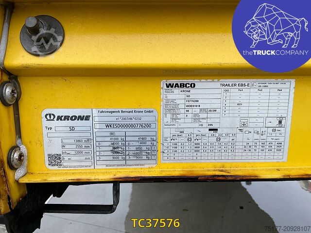 Sliding tarpaulins Krone 