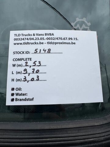 Löschfahrzeug Volvo FM 10.360 **6X2-BELGIAN ORIGINE-8000LTR WATERTA...