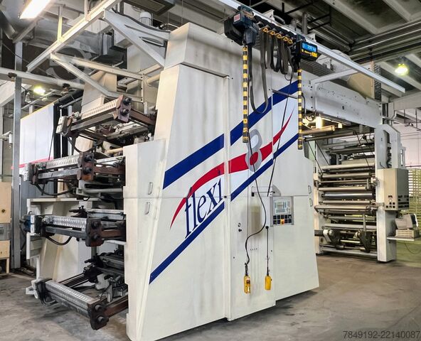 Central drum flexographic printing press Nordmeccanica Flexi 8