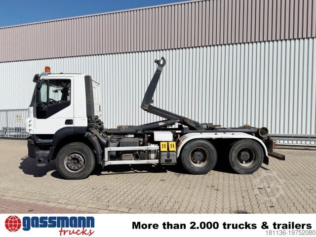 Roll-off tipper truck Iveco Trakker AD260T41/P 6x4, EEV, VDL S-21-5200