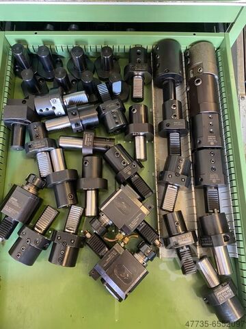 Tool cabinet  different tool holders