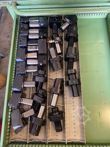 Tool cabinet  different tool holders