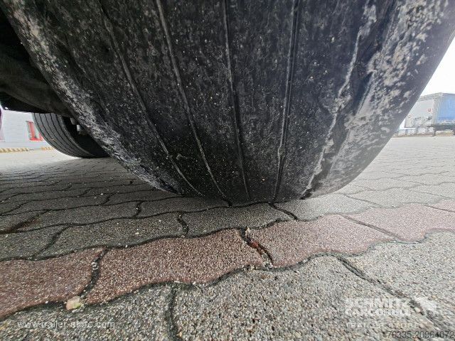 Open semitrailer with tarp Krone Curtainsider Mega