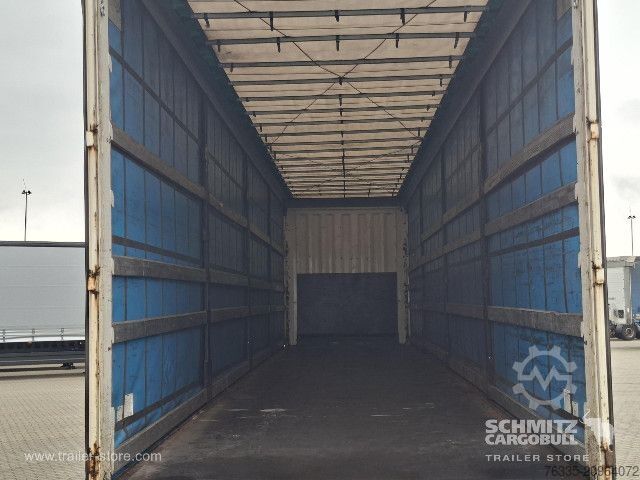 Open semitrailer with tarp Krone Curtainsider Mega