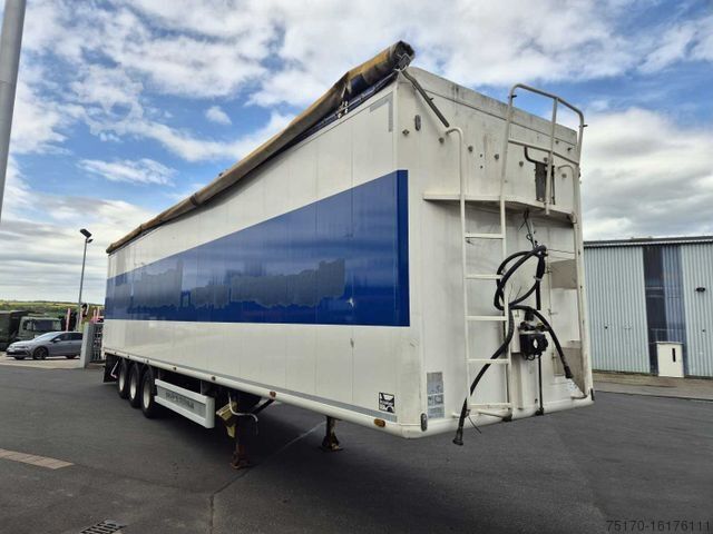 Walking floor semitrailer Kraker CF-Z GF-200 87m³ BPW Liftachse