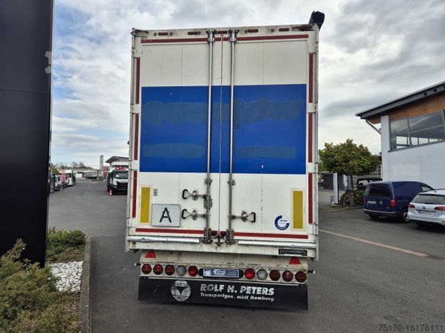 Walking floor semitrailer Kraker CF-Z GF-200 87m³ BPW Liftachse