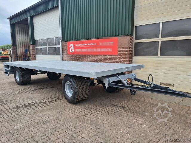 Flatbed  Balenwagen verzinkt