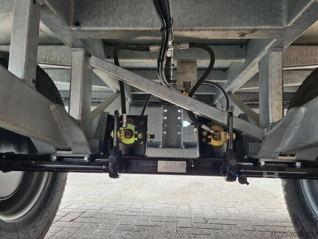 Flatbed  Balenwagen verzinkt