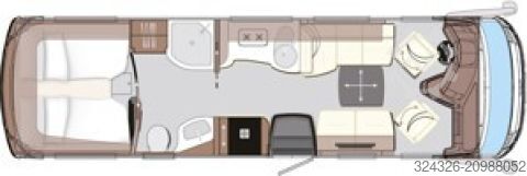 Integrated camper Concorde Charisma 860 LI FACELIFT*RETARDER*TOP