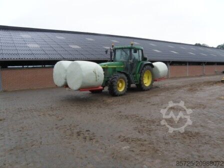 Round bale clamp  Dubbele Balendrager