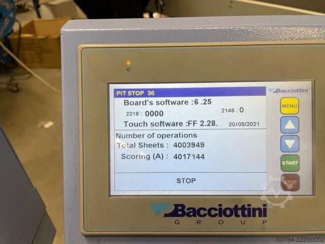 Bacciottini Pit Stop 36 Touchscreen  