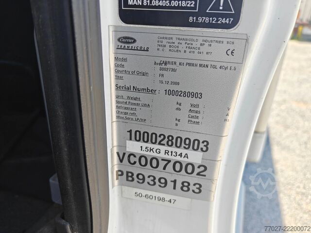 Refrigerated/frozen transport MAN TGL 8.180 Carrier Viento 350
