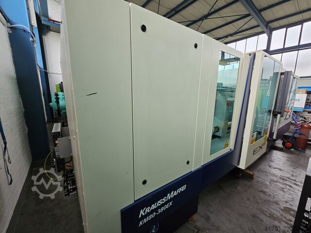 Injection molding machine KraussMaffei KM 80-380 EX