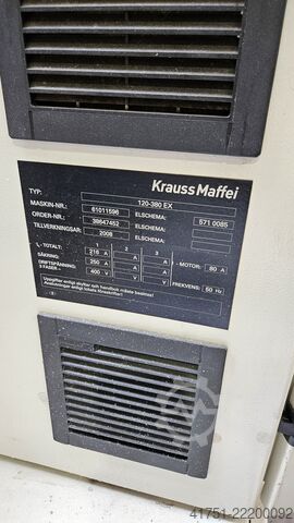 Injection moulding machine KraussMaffei KM 120-380 EX