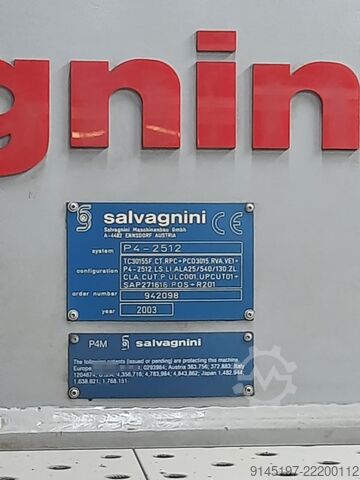 Sheet metal processing center Salvagnini P4-2512