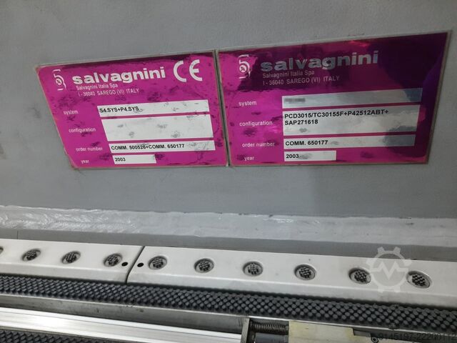 Sheet metal processing center Salvagnini P4-2512