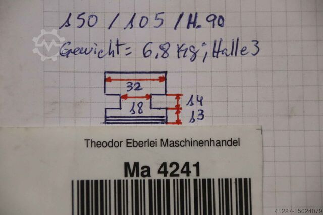 Interchangeable jaws Forkardt Breite 32 mm schrägverzahnt